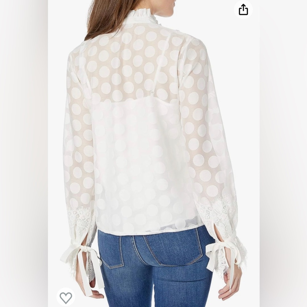 Keepsake Sheer Ruffle Blouse - Picture 4 of 15